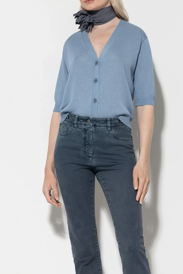 Strick | Sets-LUISA CERANO V-Neck-Cardigan