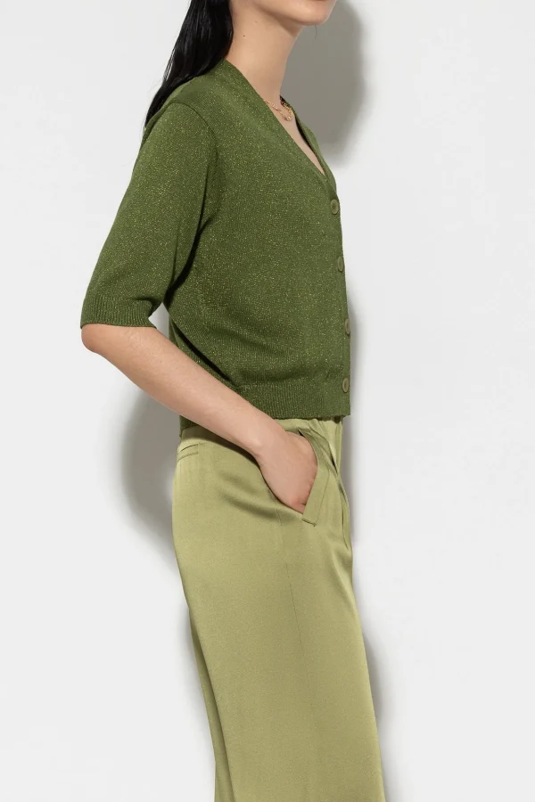 Strick | Sets-LUISA CERANO V-Neck-Cardigan