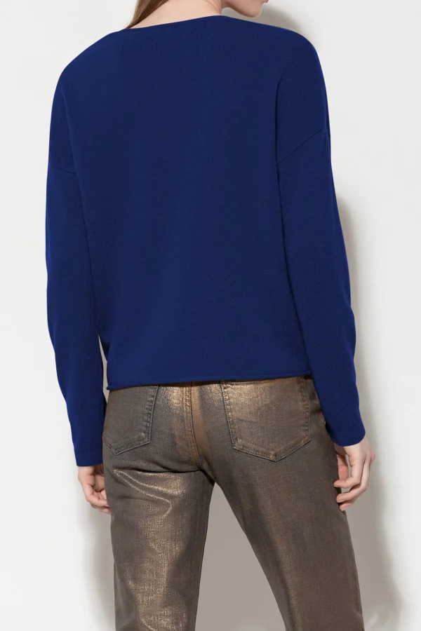 Strick-LUISA CERANO V-Neck-Pulli Aus Kaschmir-Mix