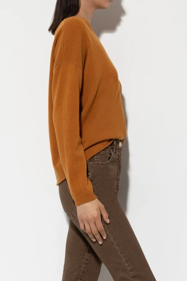 Strick-LUISA CERANO V-Neck-Pulli Aus Kaschmir-Mix