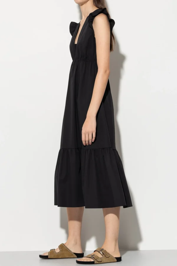 Kleider-LUISA CERANO Volant-Kleid Mit Cu-Sleeve