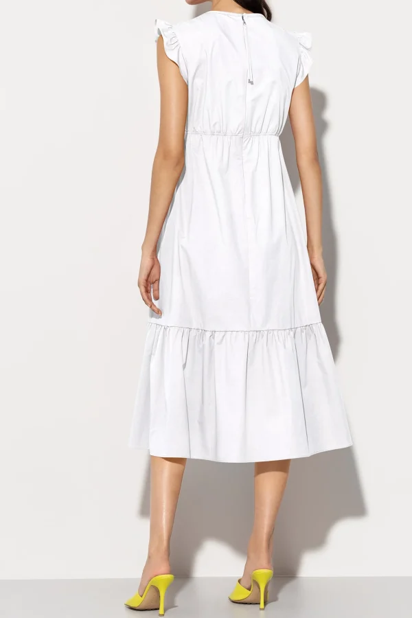 Kleider-LUISA CERANO Volant-Kleid Mit Cu-Sleeve