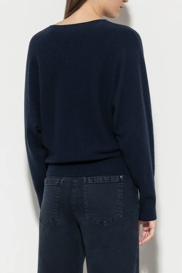 Strick-LUISA CERANO V-Pullover Aus Kaschmir-Mix