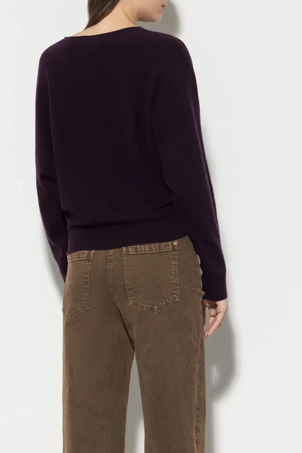 Strick-LUISA CERANO V-Pullover Aus Kaschmir-Mix