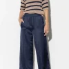 Hosen | Sets-LUISA CERANO Wideleg-Pants Aus Leinen-Mix