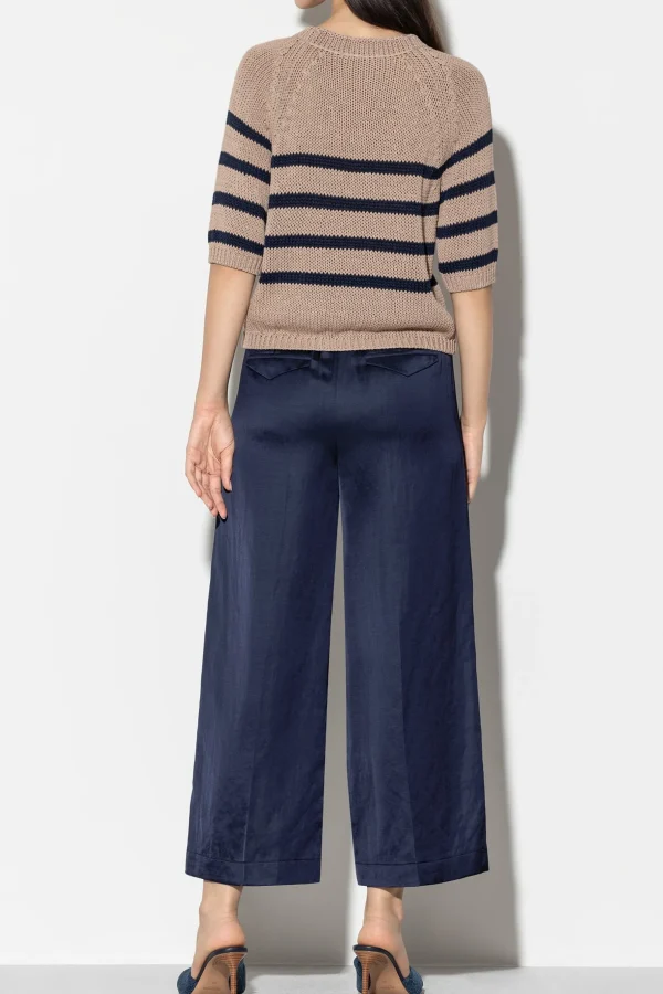Hosen | Sets-LUISA CERANO Wideleg-Pants Aus Leinen-Mix