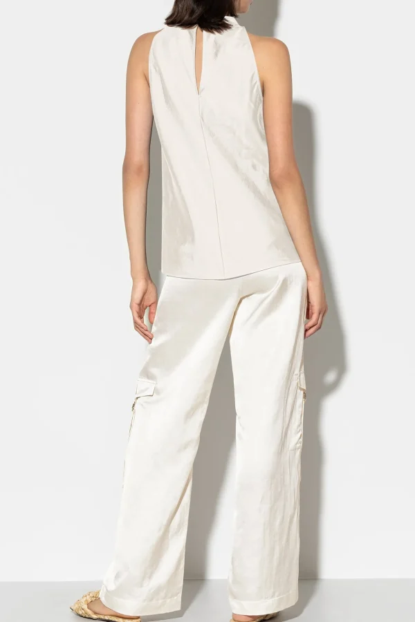 Hosen | Sets-LUISA CERANO Wideleg-Pants Aus Leinen-Mix