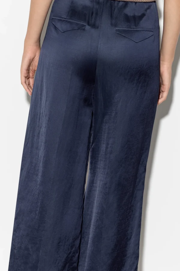 Hosen | Sets-LUISA CERANO Wideleg-Pants Aus Leinen-Mix
