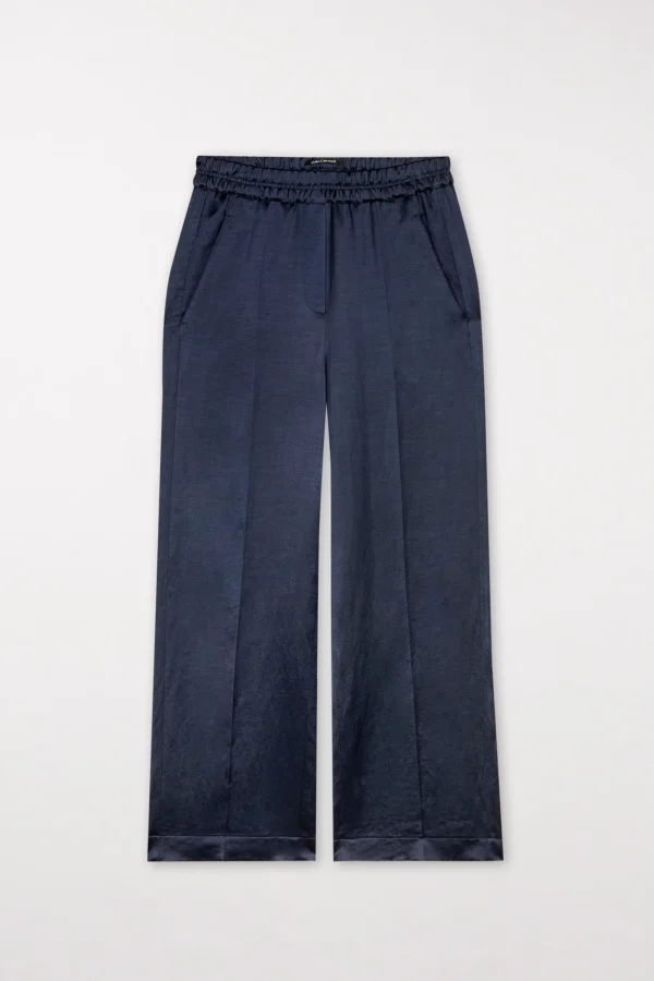 Hosen | Sets-LUISA CERANO Wideleg-Pants Aus Leinen-Mix