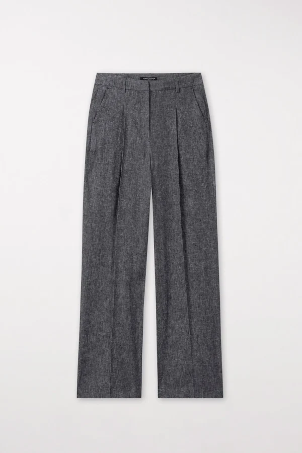 Sets | Hosen-LUISA CERANO Wideleg-Pants Aus Leinen-Mix multi