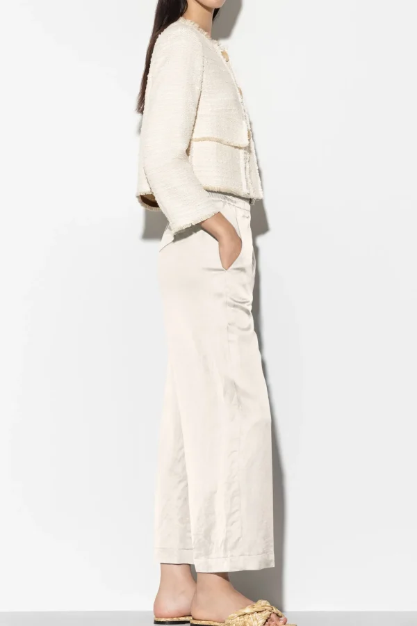 Hosen | Sets-LUISA CERANO Wideleg-Pants Aus Leinen-Mix
