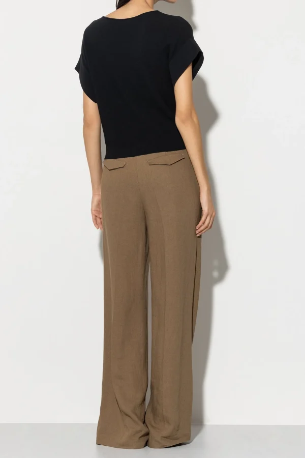 Hosen | Sets-LUISA CERANO Wideleg-Pants Aus Leinen-Mix