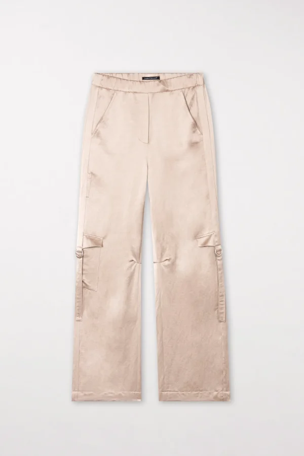 Hosen | Sets-LUISA CERANO Wideleg-Pants Aus Leinen-Mix
