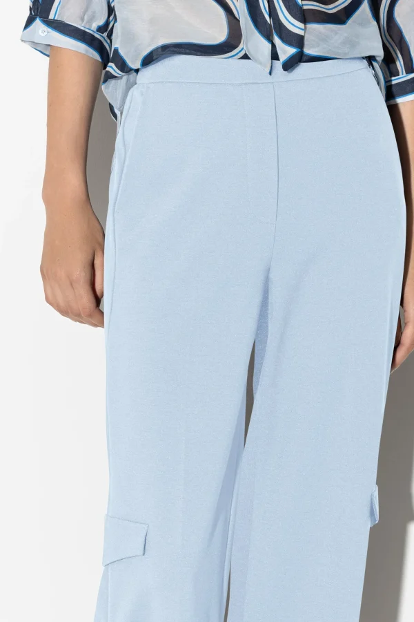 Hosen | Sets-LUISA CERANO Wideleg-Pants Aus Punto-Milano