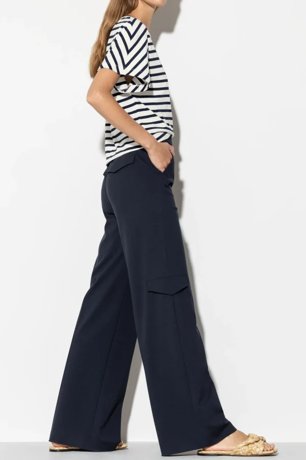 Hosen | Sets-LUISA CERANO Wideleg-Pants Aus Punto-Milano
