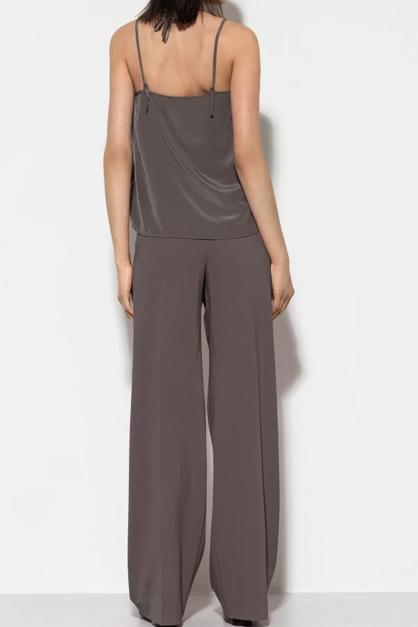 Sets | Hosen-LUISA CERANO Wideleg-Pants Aus Punto-Milano