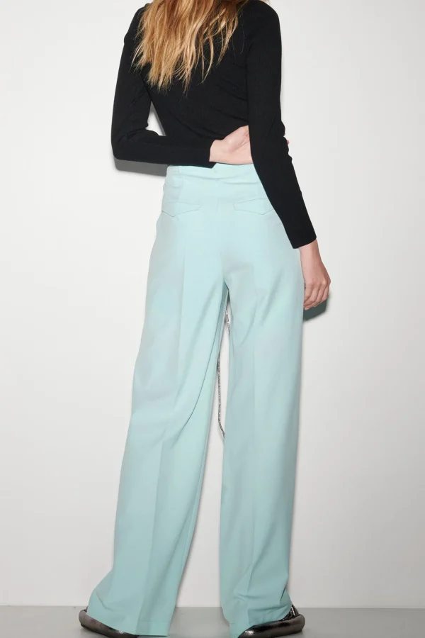 Hosen | Sets-LUISA CERANO Wideleg-Pants Mit Bundfalten