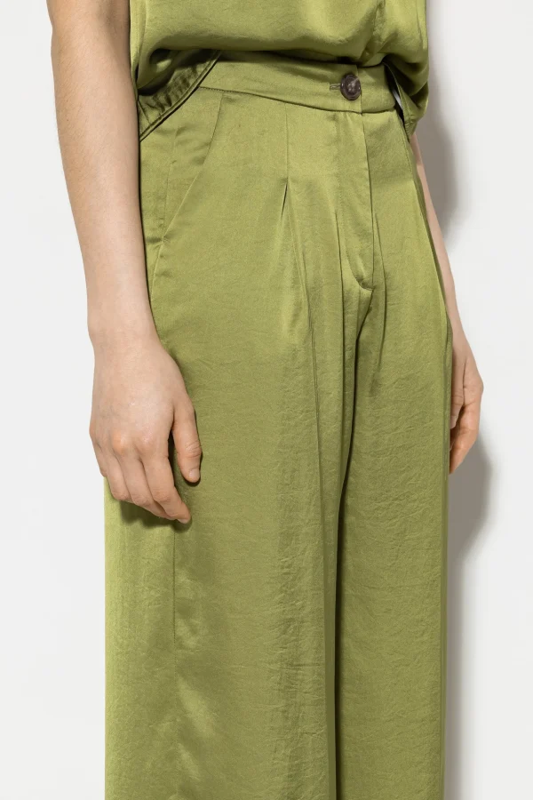 Hosen | Sets-LUISA CERANO Wideleg-Pants Mit Bundfalten