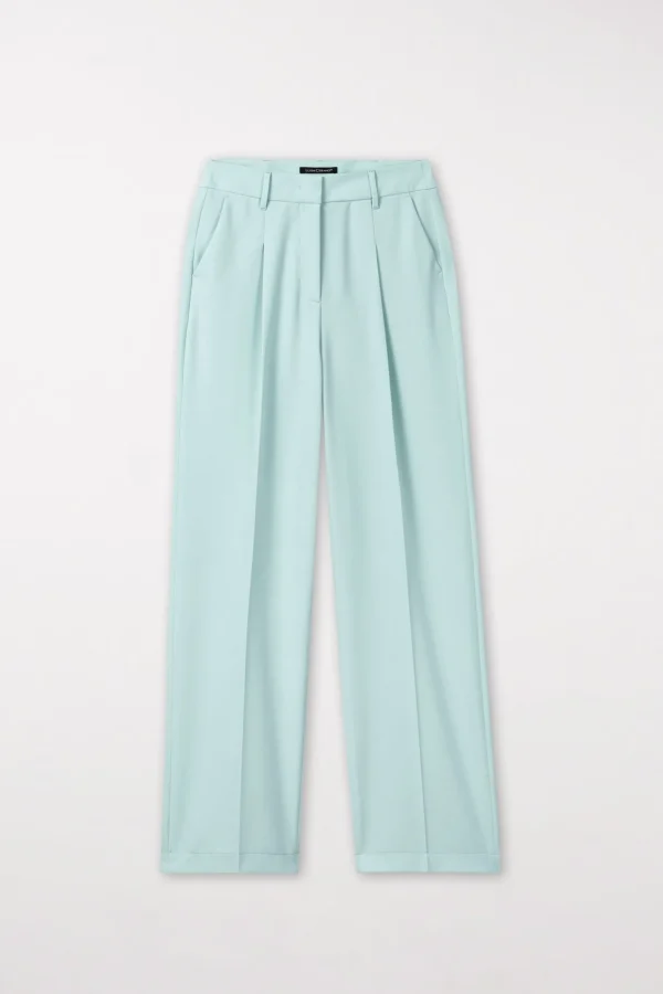 Hosen | Sets-LUISA CERANO Wideleg-Pants Mit Bundfalten