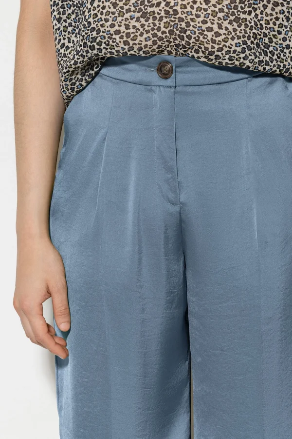 Hosen | Sets-LUISA CERANO Wideleg-Pants Mit Bundfalten