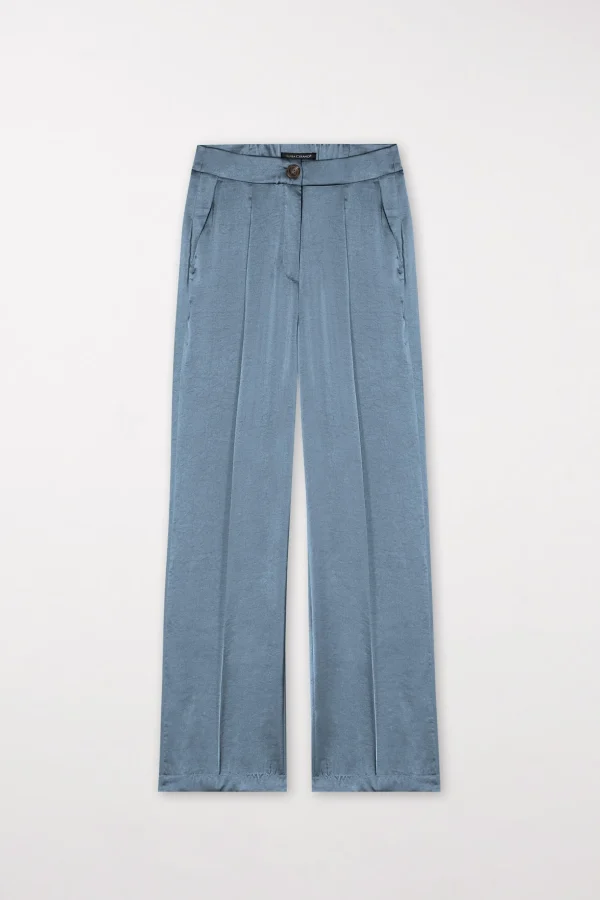 Hosen | Sets-LUISA CERANO Wideleg-Pants Mit Bundfalten